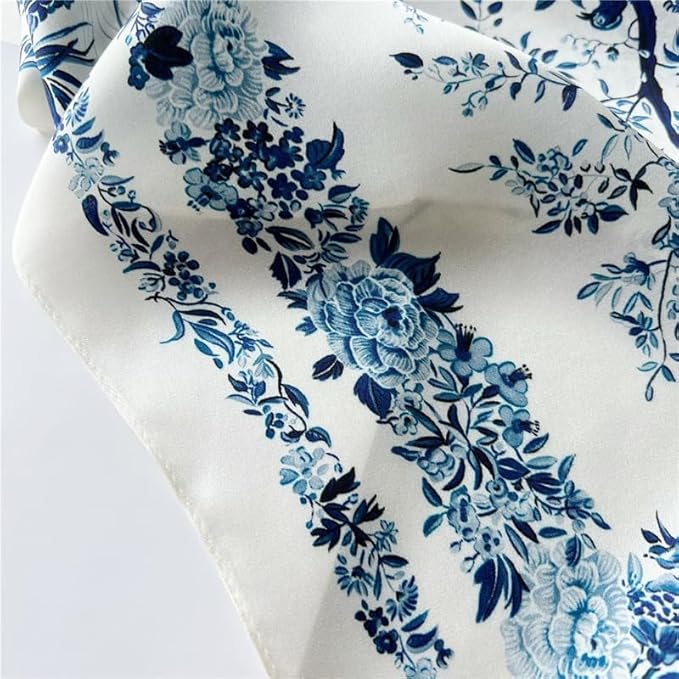 100% Pure Mulberry Silk Scarfs 26"x26" Square Scarf Women Neckerchief Headscarf hair scarf bandana Gift Packed
