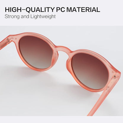 ZENOTTIC Polarized Round Sunglasses, Stylish Sunglasses for Men and Women Retro Classic, Multi-Style Selection