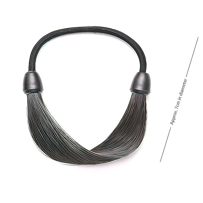 8 Pcs Elastic Wig Hair Ties for Women - Imitation Head Ropes High Ponytail Holders - Invisible, Long Hair Styling Accessories for Daily Use (4 Color)