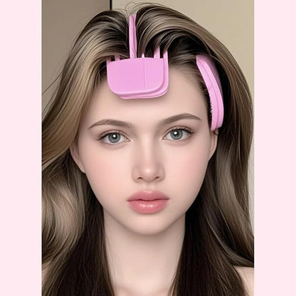 2Pack Hair Volume Clips, Volume Hair Clips for Fluffy Bangs, Easy High Crown Volumizing Hair Clips for Women，Root Clips for Curly Hair Volume Tool Natural Voluminous Look(Purple)