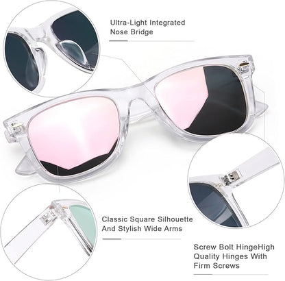 Myiaur Classic Sunglasses for Women Polarized Driving Anti-Glare UV Protection