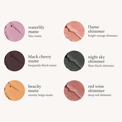 Julep Eyeshadow 101 Cream-to-Powder Waterproof Shadow Stick – Black Cherry Matte – Long-Lasting, Crease-Proof, Rich Toned Burgundy Matte Cream Eyeshadow with Built-in Smudger