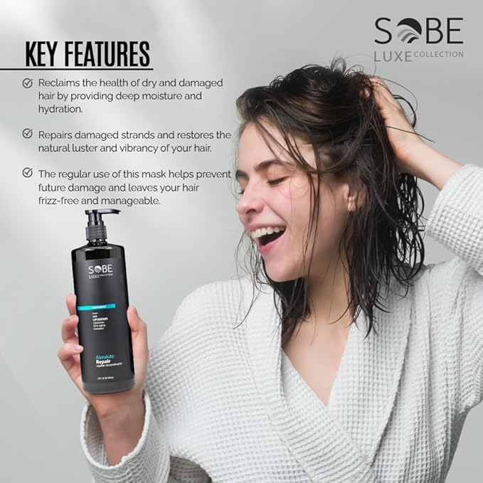 Deep Repair Keratin Hair Treatment - Hydrate, Moisturize & Tame Frizz, 32 oz