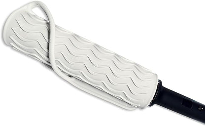 11" X 7.5" Large Heat Resistant Travel Mat for Curling Irons Flat Irons Hair Dryers Hair Straighteners Pad - Silicone Mat for Hair Styling Tools, Salon Hot Tools Mat, Vanity Mat - Ivory White