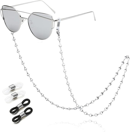 SAM & LORI Stylish Eyeglass Chain for Women-Silver/Gold/Rosegold/Black