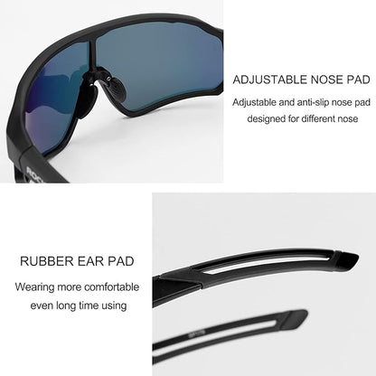 ROCKBROS Polarized Sunglasses UV Protection for Women Men Cycling Sunglasses
