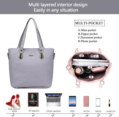 2E-youth Designer Purses and Handbags for Women Satchel Shoulder Bag Tote Top Handle Bag