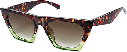 SOJOS Trendy Oversized Square Cateye Polarized Sunglasses Womens Big Frame Shades SJ2115