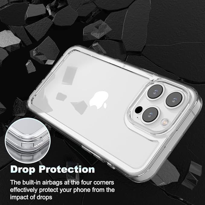 for iPhone 16 Pro Max Clear Bumper Frame No-Back Case, Slim Fit Ultra-Light Anti-Yellowing Transparent Protection Heat Dissipation Phone Cover Case 6.9" 2024
