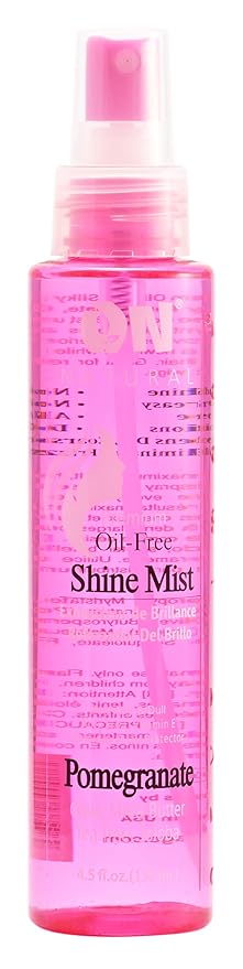 On Organic Natural Premium Oil Free Weave & Wig Shine Mist, Pomegranate 4.5 oz