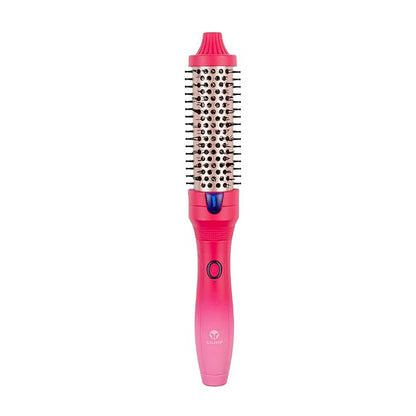 CALISTA FAUXblo Thermal Blowout Brush | Heated, Airless Round Brush | Heats to 365°F | One-Step Blowout Brush for Smooth, Shiny Hair | 3 Sizes for All Hair Types | Dual Voltage (1.25, Ruby)