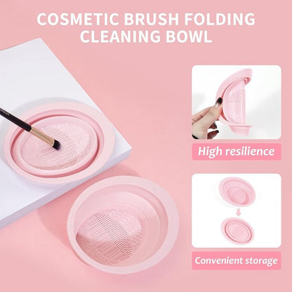 MAANGE Makeup Brushes 49 Pcs Makeup Kit, Multi-functional Makeup Tool Set with Makeup Brush Foundation Brush Make up Brushes Set (Black, 49 Piece Set)