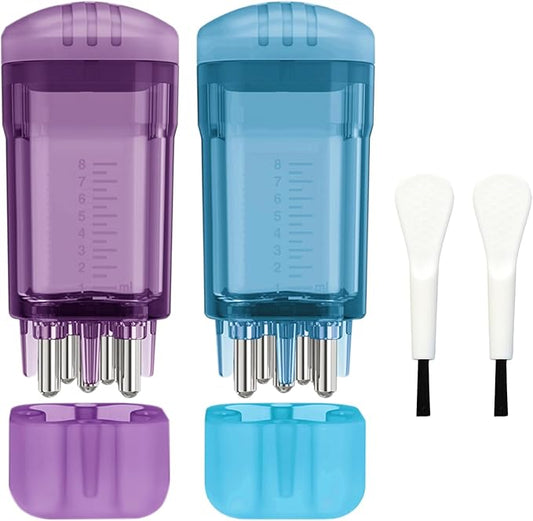 2Pcs Hair Serum Applicator for Scalp, Minoxidil Applicator Tool Exactly Effective Massage