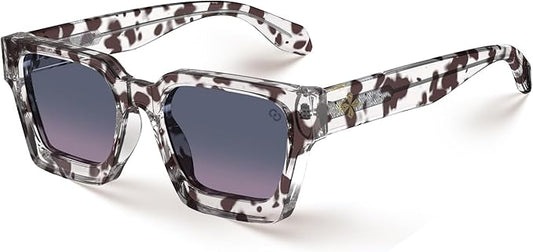 VISOONE Fashion 100% UV400 Protection Rectangle TR90 Y2K Sunglasses Accessories for Women Men RIVER