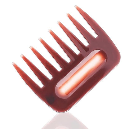 1Pc Portable Hair Pick for Men, Detangling Comb for Wet and Dry, Styling Comb with Short Broad Teeth for Everyday Use, Ideal for Salon and Home Hair Care