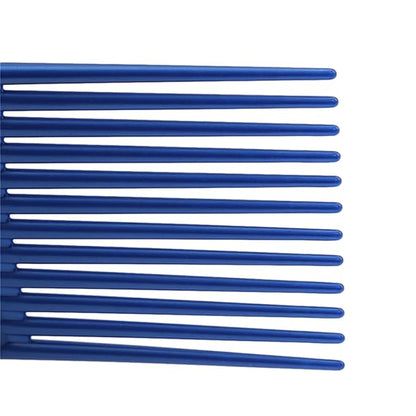 1Pc Blue Salon-Style Hair Pick and Barber Comb - Pick Comb for Curly Hair and Parting Care for Thick Quality Barber Supplies, Styling Tools and Appliances