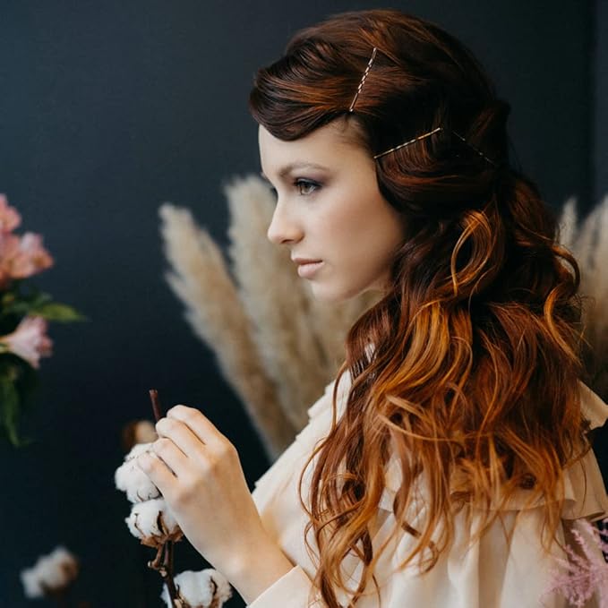 220pcs 2.76 Inch Large Brown Bobby Pins for Women, Jumbo Long Pins with Box, Reusable Non Slip Big Pins Great For Thick Hair