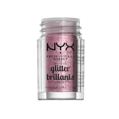 NYX PROFESSIONAL MAKEUP Face & Body Glitter, Rose