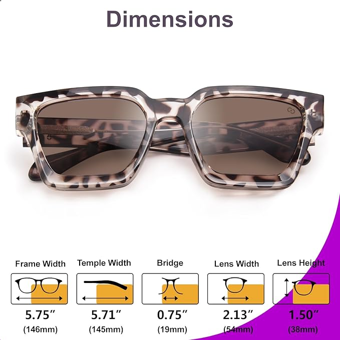 VISOONE Fashion 100% UV400 Protection Rectangle TR90 Y2K Sunglasses Accessories for Women Men RIVER