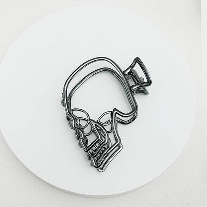 3 Pieces Large Metal Spider Net Hand Hair Claw Clips for Women and Girls Thick Long Hair, Nonslip Skeleton Spooky Barrette Headband Hair Styling Accessories for Halloween Christmas Gifts