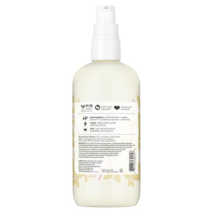 Pacifica Vanilla Oat Milk Volumizing Foam Shampoo – Weightless Foaming Shampoo for Fine or Flat Hair, Adds Volume & Body, Hydrating Oat Milk, Sulfate-Free, Vegan