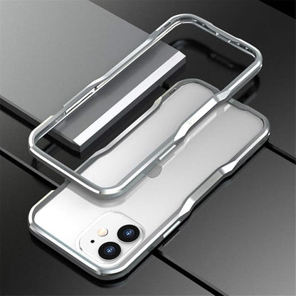 HENGHUI Aluminum Bumpers Compatible with iPhone 12 Mini 5.4-INCH Bumper Case Metal Frame Bumper Cover Shock Absorbent Slim Cool Design (iPhone12Mini, Silver)