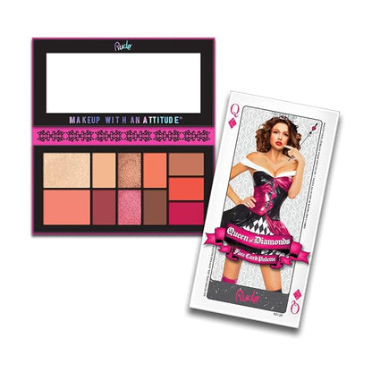Face Card Palette - Queen of Diamonds by Rude Cosmetics for Women - 0.51 oz Makeup