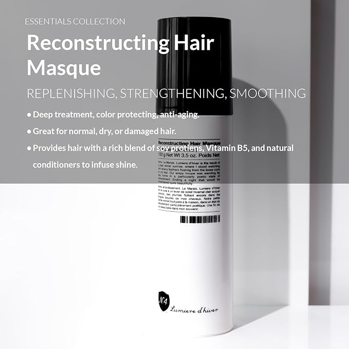 Number 4 Hair Mask for Damaged Hair, Deep Conditioner, Reconstructing Hair Masque, 3.5 oz