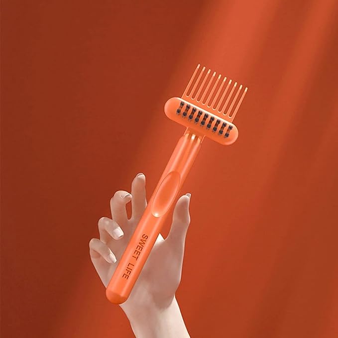 Orange Hair Brush Cleaning Tool,Comb Cleaning Brush Brush Cleaner Mini Hair Brush Remover for Removing Hair Dust Home and Salon Use Orange Styling Tools and Appliances