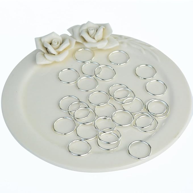 Nydotd 180 Pieces Hair Rings, Braid Rings, Loop Clips, and Hoops - 3 Colors, 2 Sizes, Women's Fashion Hip-Hop DIY Hair Clip Accessories for Dreadlocks