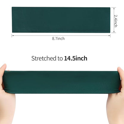 8 Pack Sport Headbands for Women, Elastic Soft Fabric Non-Slip Hair Bands Hair Warp for Daily Workout Yoga Running Sports, Combo 6