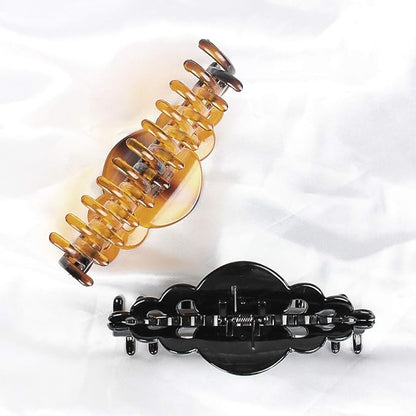 Ex-Large Plastic Hair Claw Clips for Women Big Hair Clips for Long Thick Hair Updo Strong Holding Jaw Clamps Jumbo Hair Clip