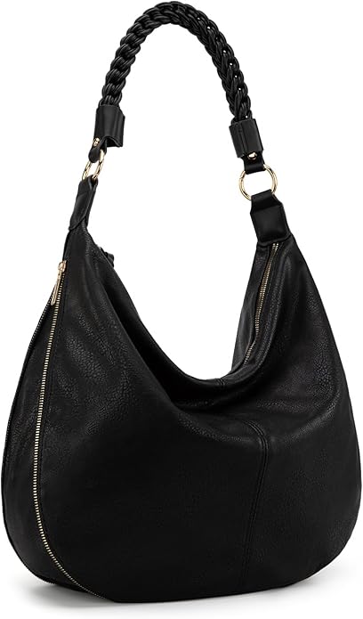 Montana West Large Hobo Bags for Women Slouchy Shoulder Purse Handbag with Zipper and Woven Handle