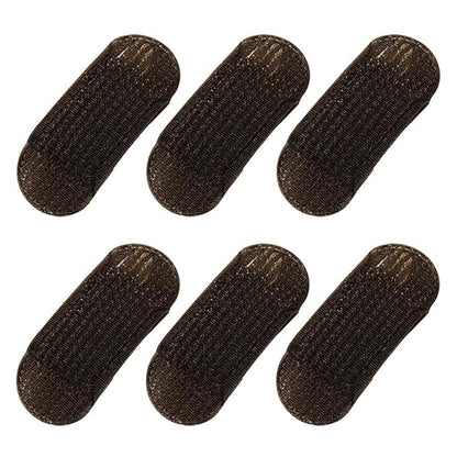 6PCS Sponge Hair Volume Booster - Non-Slip Fluffy Base Inserts for Updos and Buns, Invisible Hair Thickening Pads for Thin Hair (Home/Party/Wedding Styling Accessories)