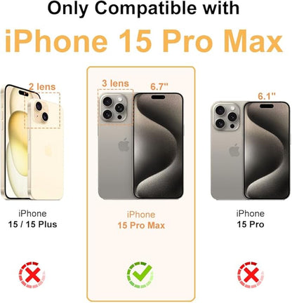 for iPhone 15 Pro Max Clear Bumper Frame No-Back Case, Slim Fit Ultra-Light Anti-Yellowing Transparent Protection Phone Cover Case 6.7" 2023