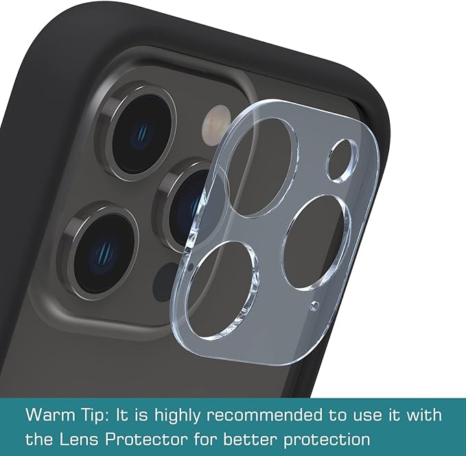 K TOMOTO Compatible with iPhone 13 Pro Max Bumper Case (6.7 Inch), Liquid Silicone Frame Case [Raised Edge Protection] [Drop Protection] [Silky and Soft Touch], Black