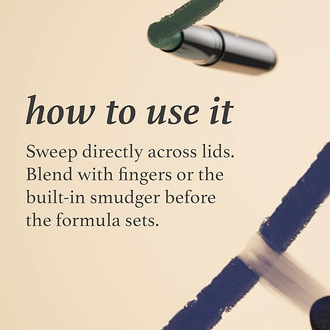 Julep Eyeshadow 101 Cream-to-Powder Waterproof Shadow Stick – Champagne Shimmer – Long-Lasting, Crease-Proof, Medium Golden-Beige Shimmer Cream Eyeshadow with Built-in Smudger