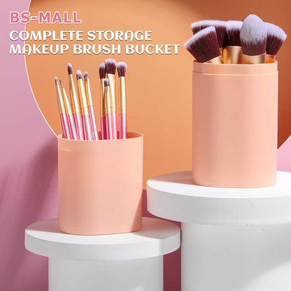 BS-MALL New 14 Pcs Makeup Brushes Premium Synthetic Kabuki Makeup Brush Set Cosmetics Foundation Blending Blush Eyeliner Face Powder Brush Makeup Brush Kit(golden Pink)