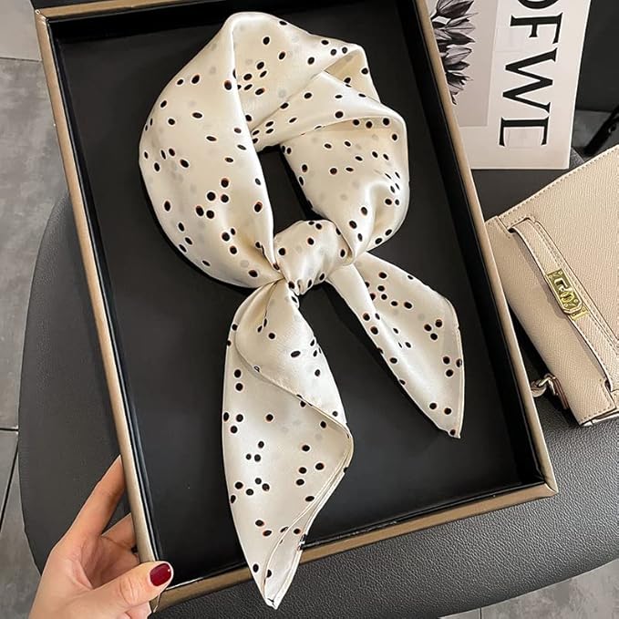 100% Pure Mulberry Silk Scarfs 26"x26" Square Scarf Women Neckerchief Headscarf hair scarf bandana Gift Packed