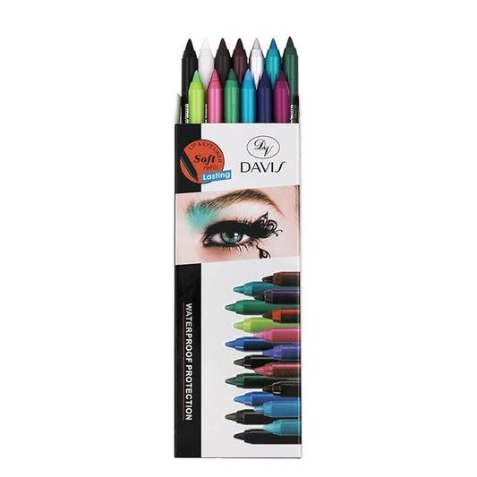 13 Colors Eyeliner Pencil Colorful Eye Shadow Pencil Eyebrow Pen Glitter Matte for Women Eye&Lip Liner Professional Eye Makeup