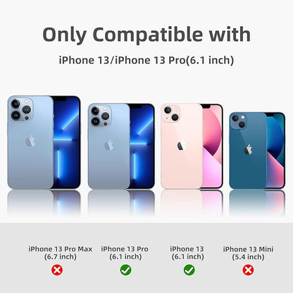 K TOMOTO Compatible with iPhone 13/13 Pro Bumper Case (6.1 Inch), Liquid Silicone Frame Bumper Case [Raised Edge Protection] [Drop Protection] [Silky and Soft Touch], Teal