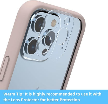 K TOMOTO Compatible with iPhone 13/13 Pro Bumper Case (6.1 Inch), Liquid Silicone Frame Bumper Case [Raised Edge Protection] [Drop Protection] [Silky and Soft Touch], Chalk Pink