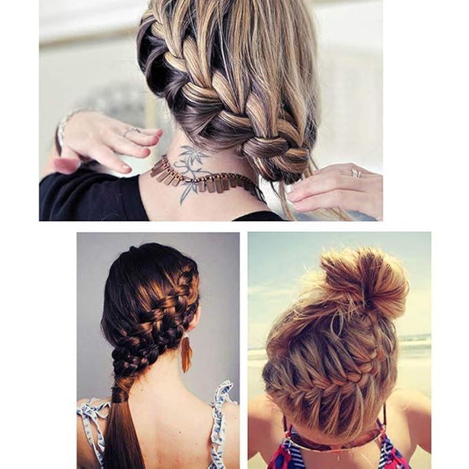 20Pcs Ponytail and Braiding Tool Set for Women's Hair Styling Accessories