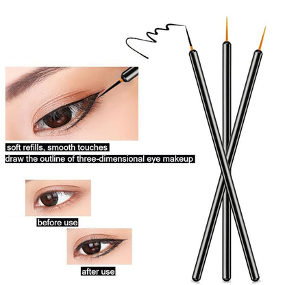 100 Pack Disposable Eyeliner Brush, JASSINS Eye liner Applicator Cosmetic Eye Wands Makeup Tool