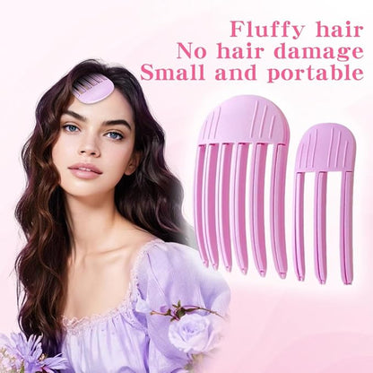 2 Pack Wind Shaping Styling Comb for Fluffy Bangs,Easy High CrownVolumizer Tool for Women,Quick Hair Styling Tools Volumizing Hair Clips for All Hair Types No Trace Hair Root Lifting Clips Men Women