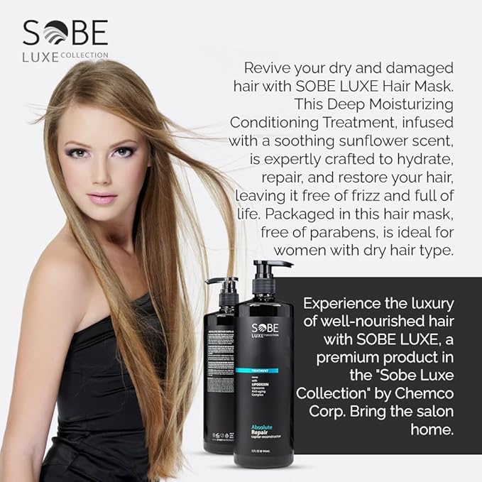 Deep Repair Keratin Hair Treatment - Hydrate, Moisturize & Tame Frizz, 32 oz