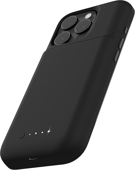 mophie Juice Pack Battery Case for iPhone 16 Pro - Slim Charging Case, Magnetic Back for Wallets & Mounts, +50% Extra Battery Life, Enhanced 6-Foot Drop Protection, Sustainable Material, Black