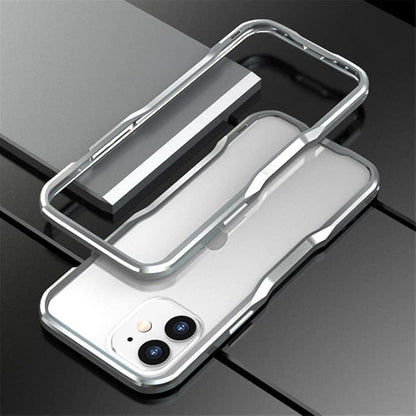 HENGHUI iPhone 13 Aluminum Bumpers Bumper Case Metal Frame Bumper Cover Shock Absorbent Slim Cool Design (iPhone13, Silver)