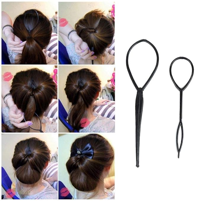 20Pcs Ponytail and Braiding Tool Set for Women's Hair Styling Accessories