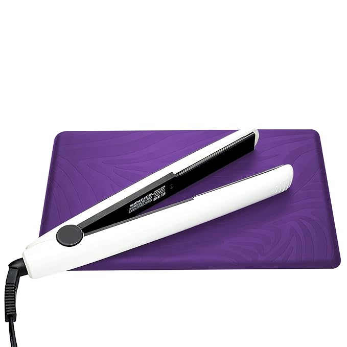 Heat Resistant Station Mat for Hair Straightener, Flat Iron, Curling Iron and Hot Styling Tools (1 Pack (Purple))